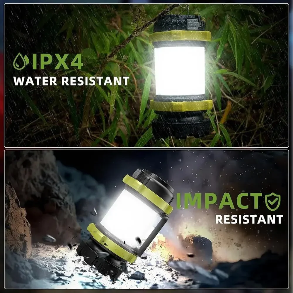 AlpsWolf Camping Lantern Rechargeable Camping Flashlight 4000 Capacity Power ...